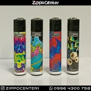 فندک کلیپر مدلPsychodelic 6 مجموعه ۴ عددی